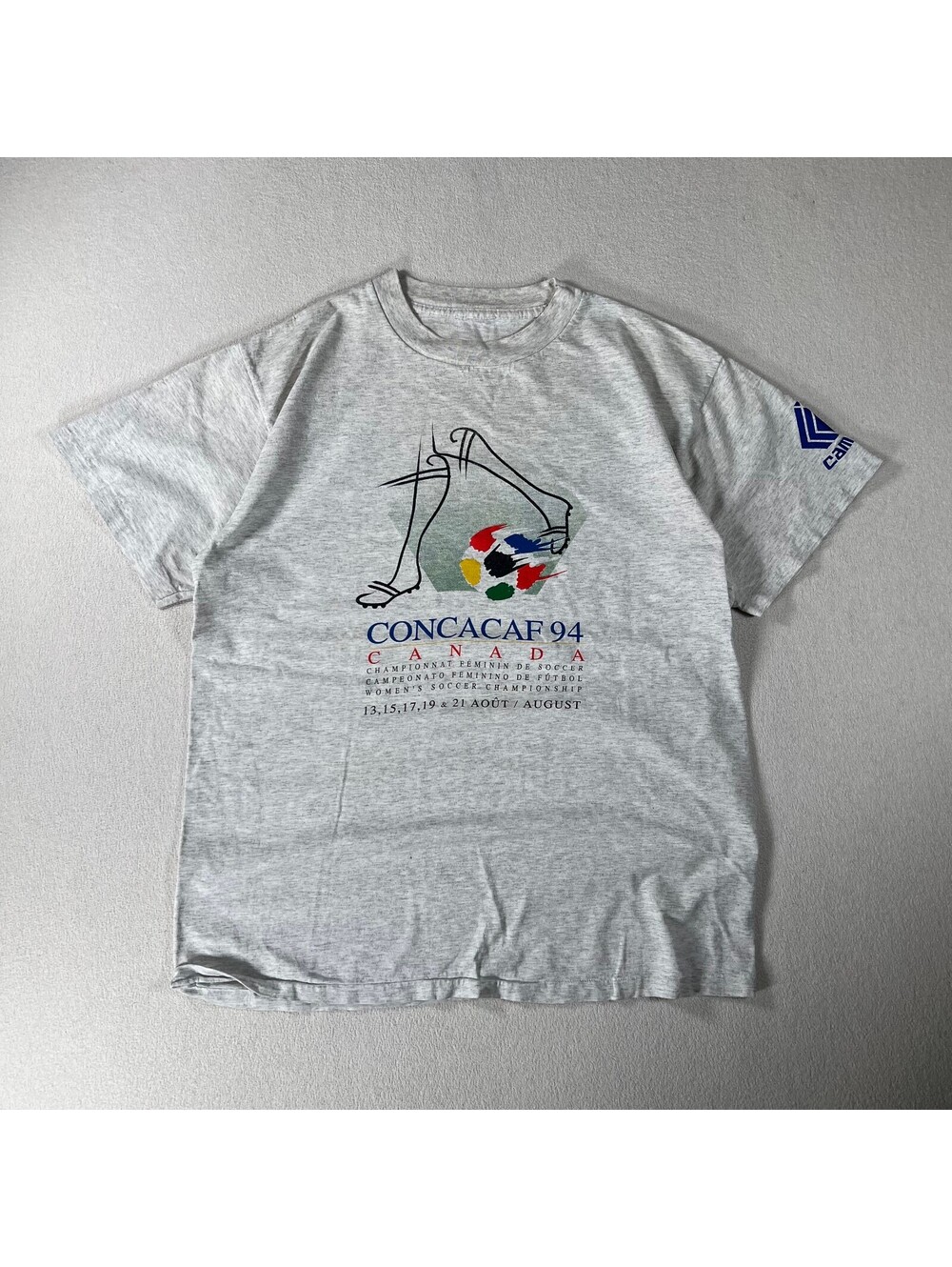 Vintage CONCACAF 94 Canada Women's Soccer Championship TShit